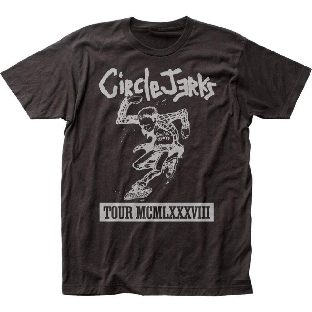 Circle Jerks 1988 Music Tour Unisex Retro Band T-Shirt 166